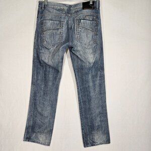 Vintage Y2K 90's Eclectic Grandpa Grunge Whimsigoth Jeans Men's Size W 34 L 32.
